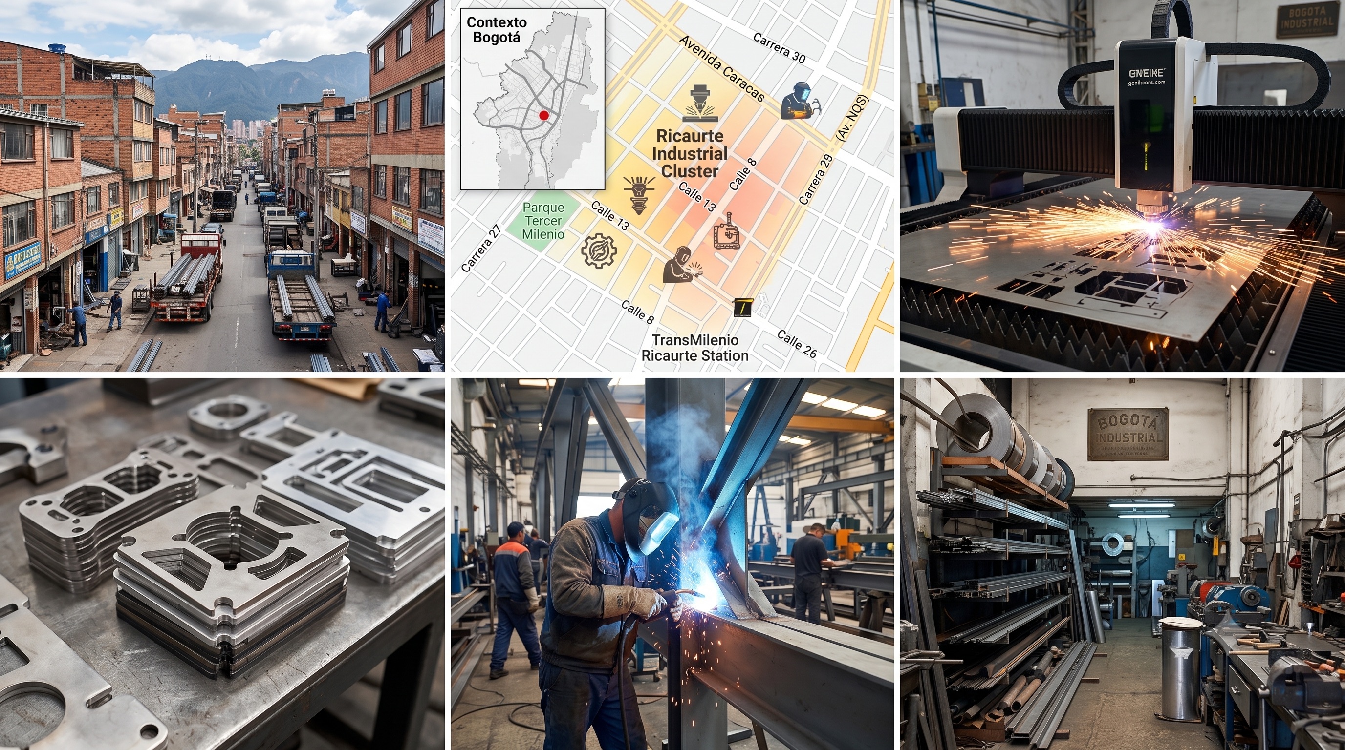 Barrio Ricaurte, centro de la industria metalmecánica de Bogotá