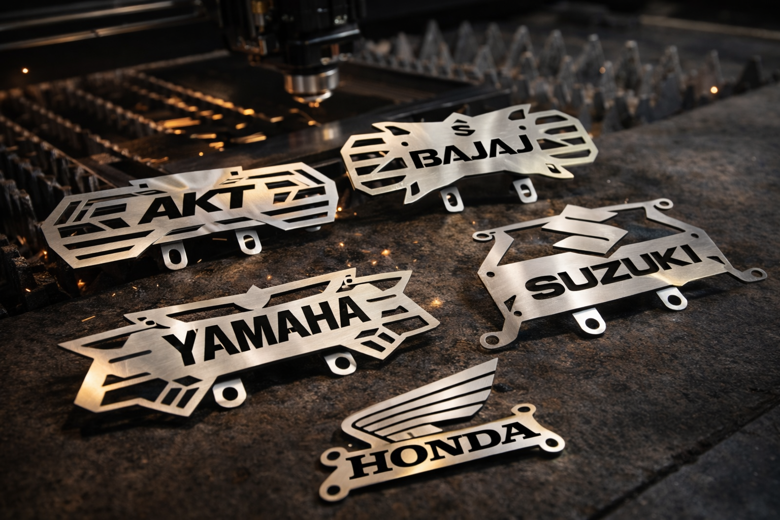 Accesorios metálicos para vehículos Toyota